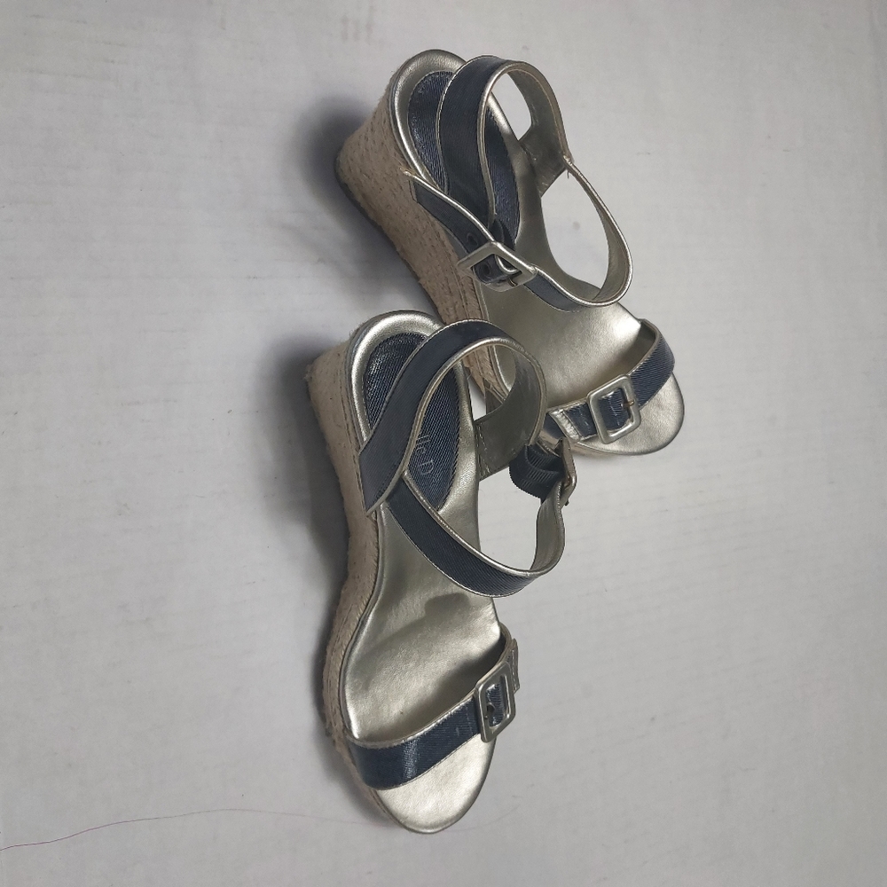 Michelle D Sandals Heels Wedges Size 8 - Picture 9 of 14